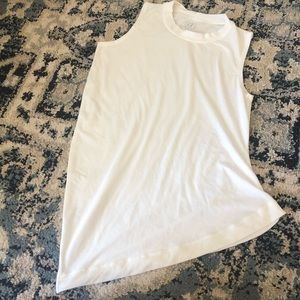 Sqn sport tank top large nwot white